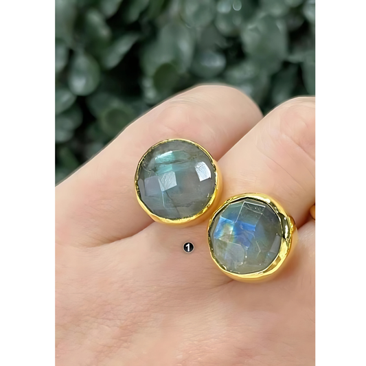 Anillo Ojos de Labradorita