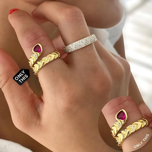 Anillo Flecha Roja